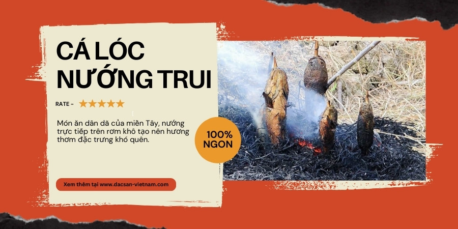 Cá Lóc Nướng Trui