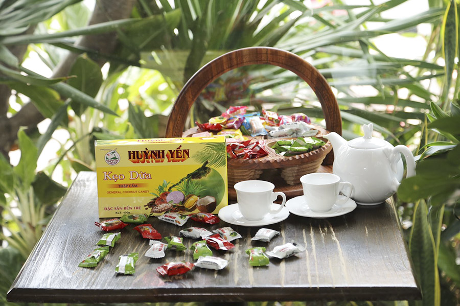 Hộp Kẹo Dừa Huỳnh Yến – Kẹo dừa Bến Tre
