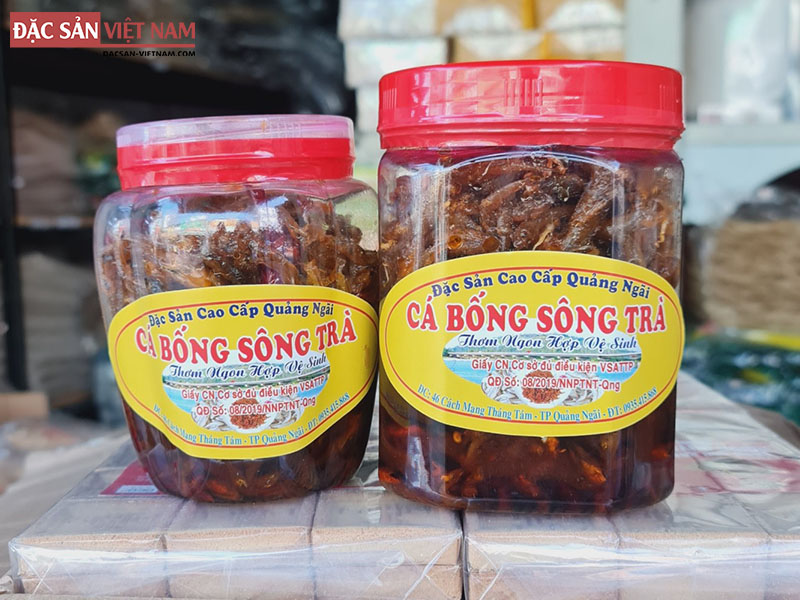 cá bống sông trà kho tiêu - đặc sản quảng ngãi