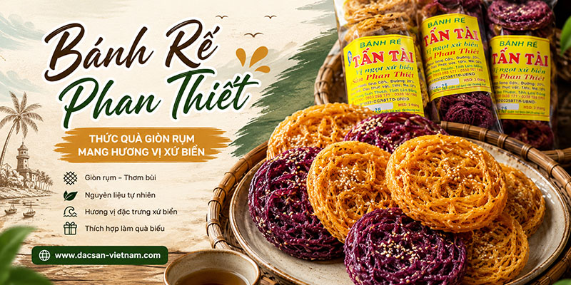 Bánh Rế Phan Thiết - Giòn Rụm Mang Hương Vị Biển